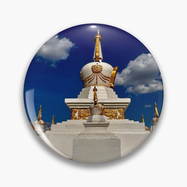 Item preview, Stupa Gandantegchinlen Monastery Ulaanbaatar, Mongolia designed and sold by nikawanders.