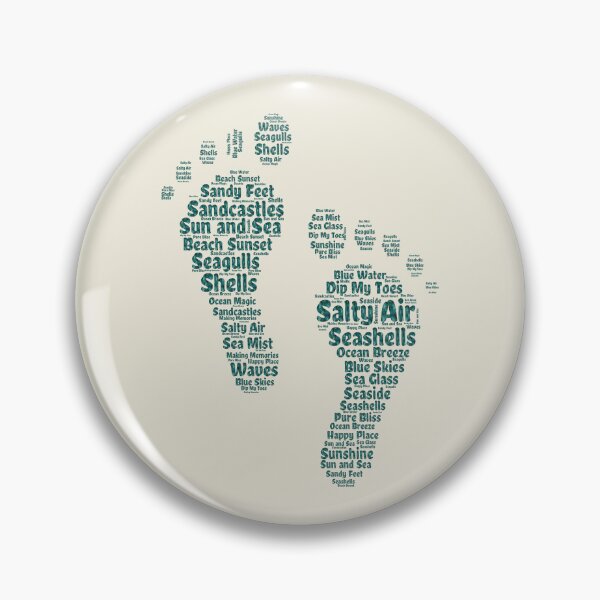 Item preview, Beach Footprint Word Art designed and sold by FaeryNuff.