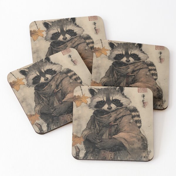 Item preview, Japanese Tanuki's Mischief designed and sold by bapupa.