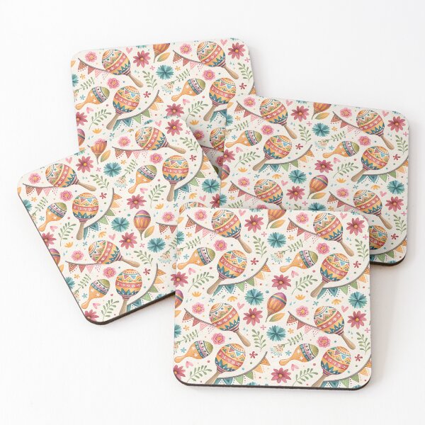 Item preview, Mexican Maracas Fiesta Pattern designed and sold by dulceguavashop.