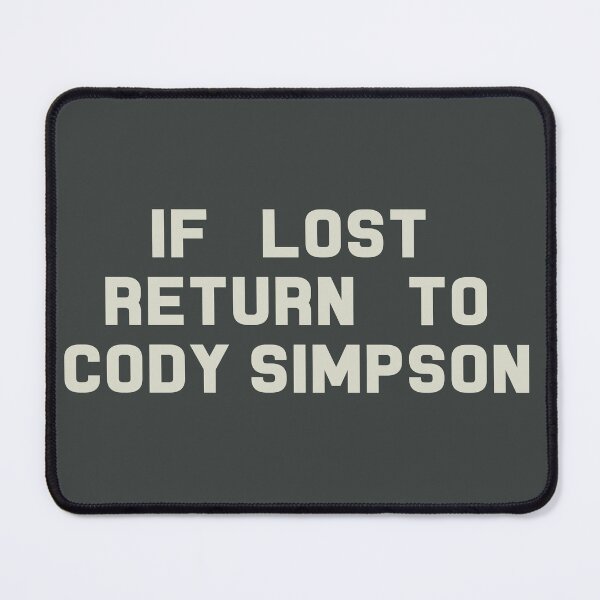 Item preview, If Lost Return to Cody Simpson Tee designed and sold by deluluhaze.