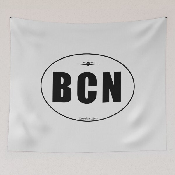 Item preview, BCN Barcelona Spain Airport Code designed and sold by Lartheviking.
