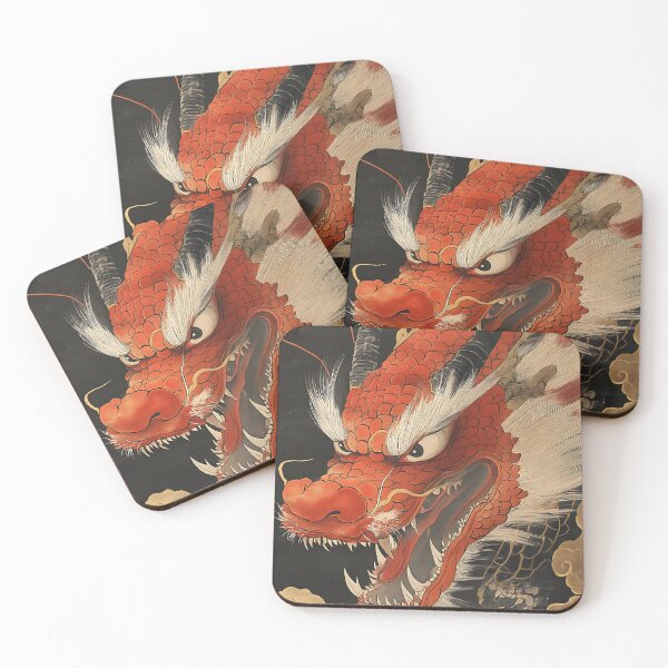 Item preview, Japanese Dragon Scroll Art designed and sold by bapupa.