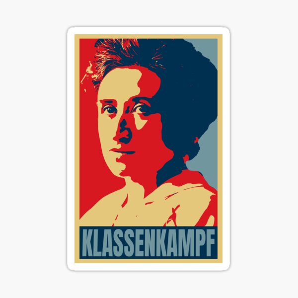 Aperçu de l'œuvre Rosa Luxemburg – La lutte des classes créée et vendue par Dunkelflaute.