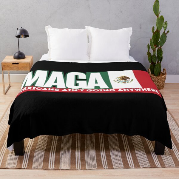 Item preview, MAGA: Mexicans Ain’t Going Anywhere! – Anti Trump Protest, Show Pride and Allyship with Mexican Flag designed and sold by Kristalin Glass.