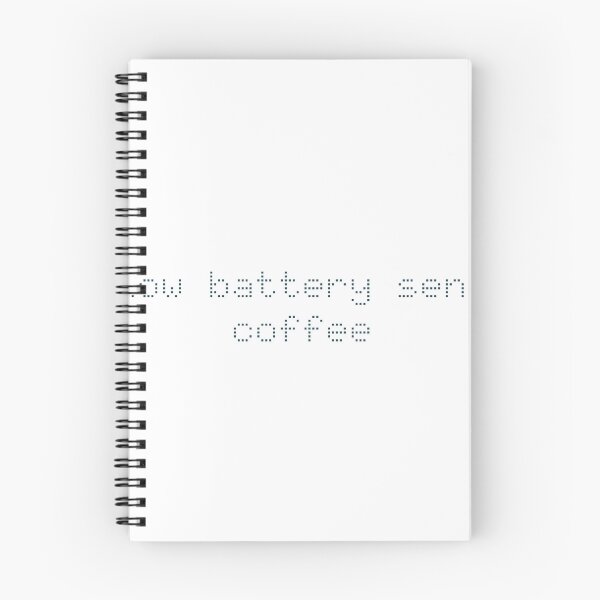 Item preview, Low battery, send coffee designed and sold by Ninjacatoff.
