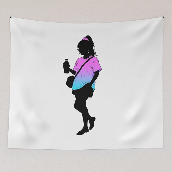 Item preview, Chill VSCO Girl: Oversized Tee and Trendy Accessories designed and sold by FortuneWildCat.