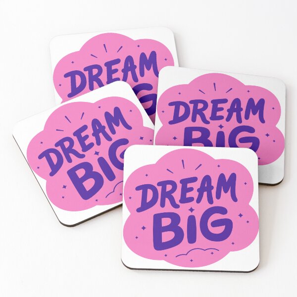 Item preview, Dream Big Motivational Slogan Art designed and sold by paws-studios.