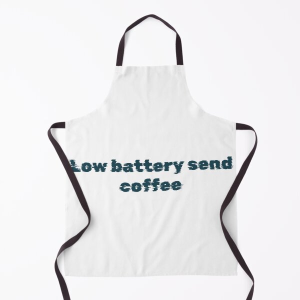 Item preview, Low battery, send coffee designed and sold by Ninjacatoff.