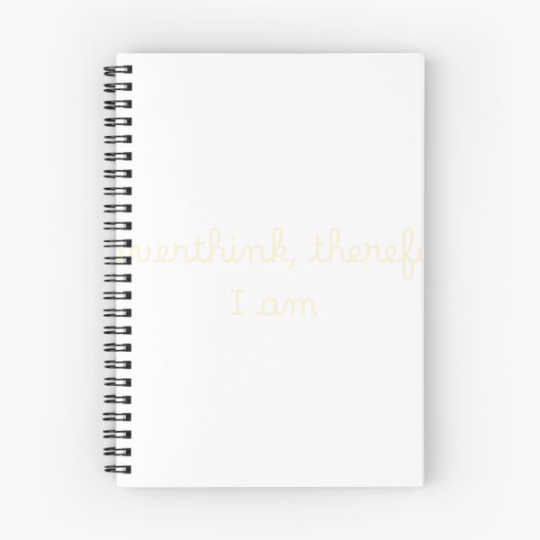 Item preview, I overthink, therefore I am designed and sold by Ninjacatoff.