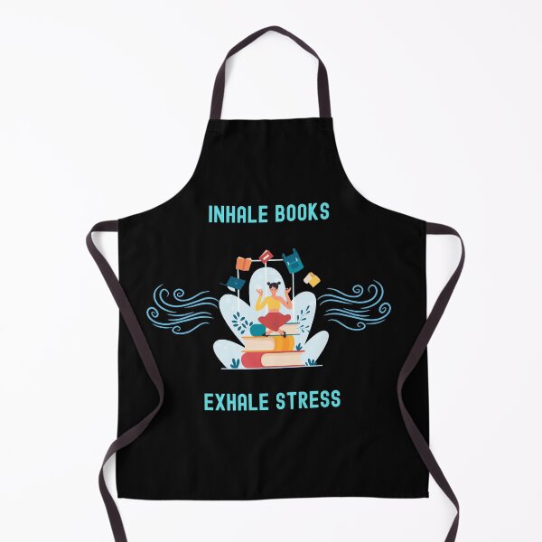 Item preview, Inhale Books Exhale Stress T-Shirt Perfect Gift for Book and Yoga Lovers designed and sold by EvocatiVerse.