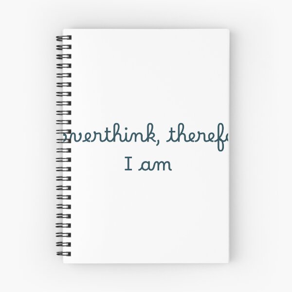 Item preview, I overthink, therefore I am designed and sold by Ninjacatoff.
