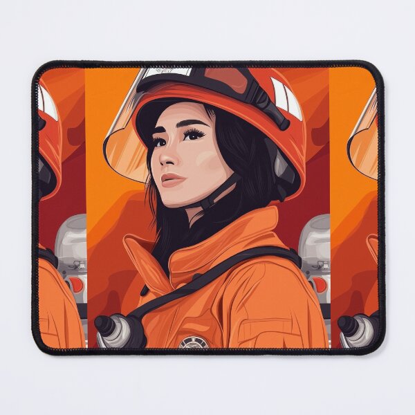 Item preview, Female Firefighter designed and sold by mifan.