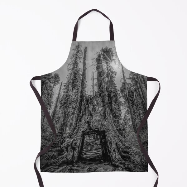 Item preview, Dead Giant Tunnel Tree in Yosemite 3 BW designed and sold by jrtwynam.