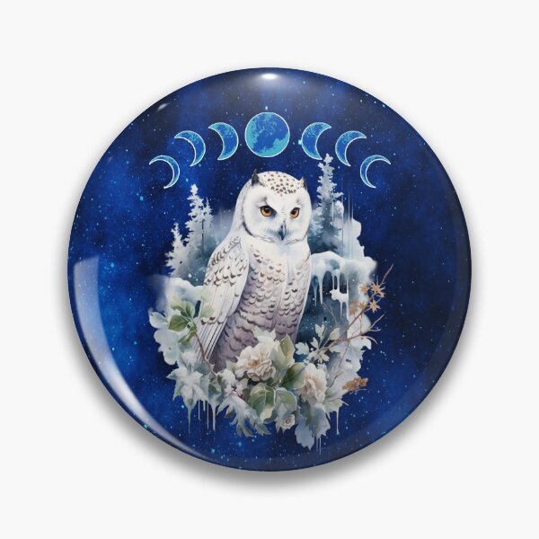 Item preview, Enchanted Winter Snow Owl  designed and sold by MysticOzzy.
