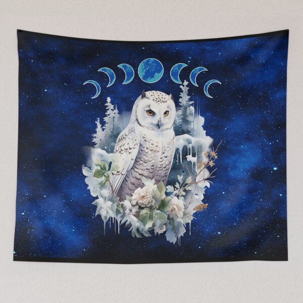 Item preview, Enchanted Winter Snow Owl  designed and sold by MysticOzzy.