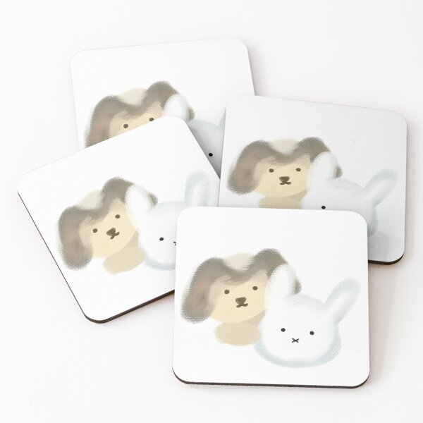 Item preview, dog hugging miffy designed and sold by pompompurvin.