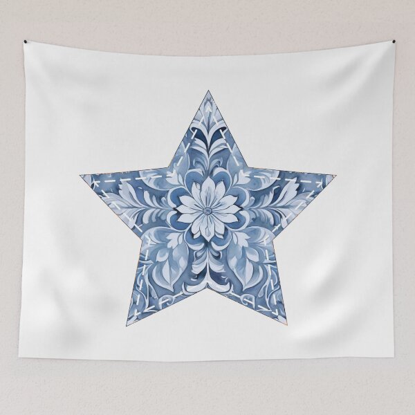 Item preview, Blue glamour star | Around the World Motif designed and sold by GrifonJ.