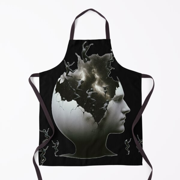 Item preview, Cracked Egghead Horror Existential Art designed and sold by TrendHavenPL.