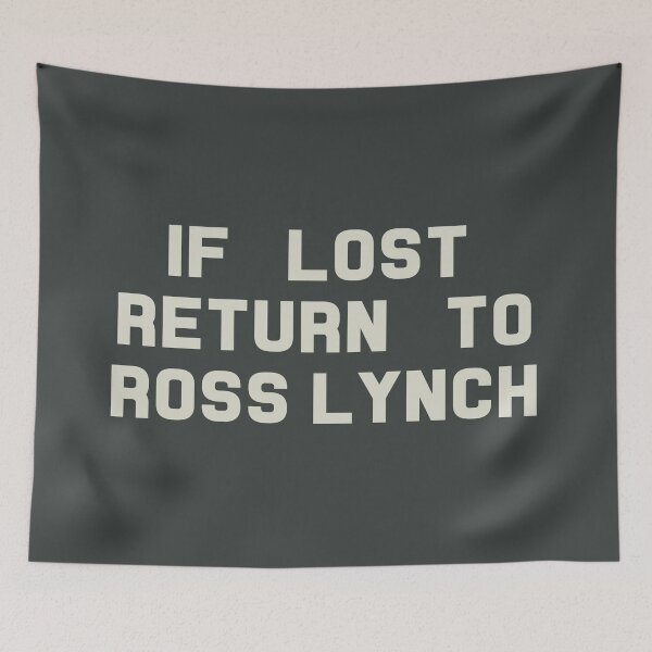 Item preview, If Lost Return to Ross Lynch Tee designed and sold by deluluhaze.