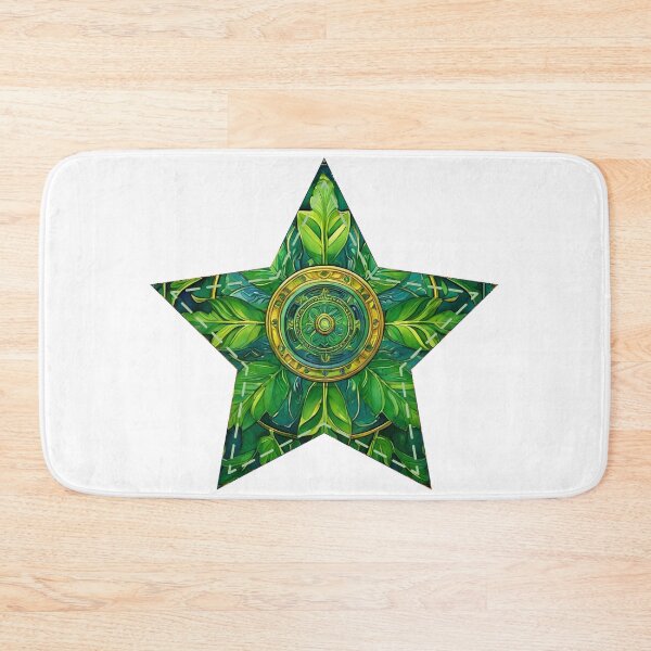 Item preview, Green barocco star | Around the World Motif designed and sold by GrifonJ.