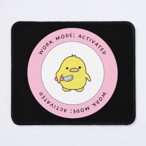Item preview, Work Mode Activated: Angry Duck in Cute designed and sold by freeArt10.