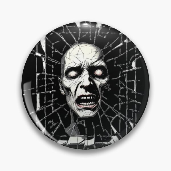 Item preview, Shattered Mirror Face Minimalist Grotesque Art designed and sold by TrendHavenPL.