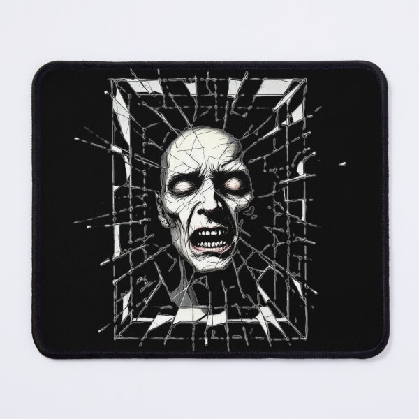 Item preview, Shattered Mirror Face Minimalist Grotesque Art designed and sold by TrendHavenPL.