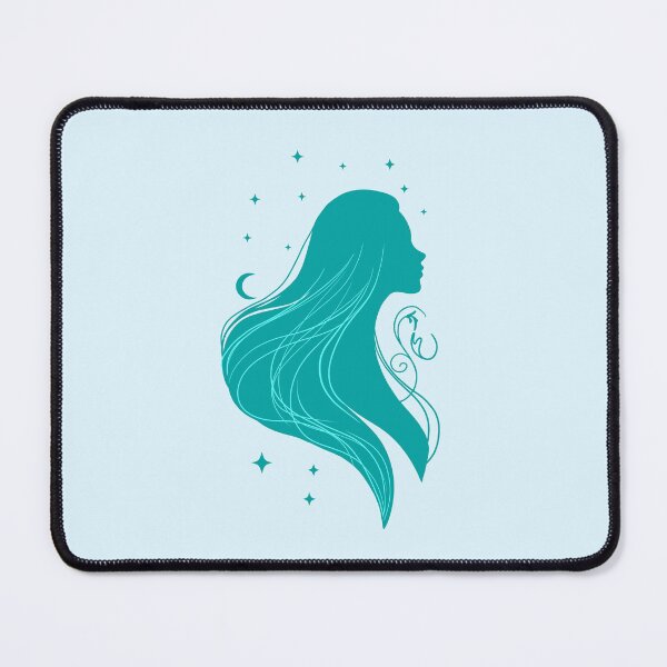 Item preview, Elegant Girl – Cyan Edition designed and sold by MaryAura.