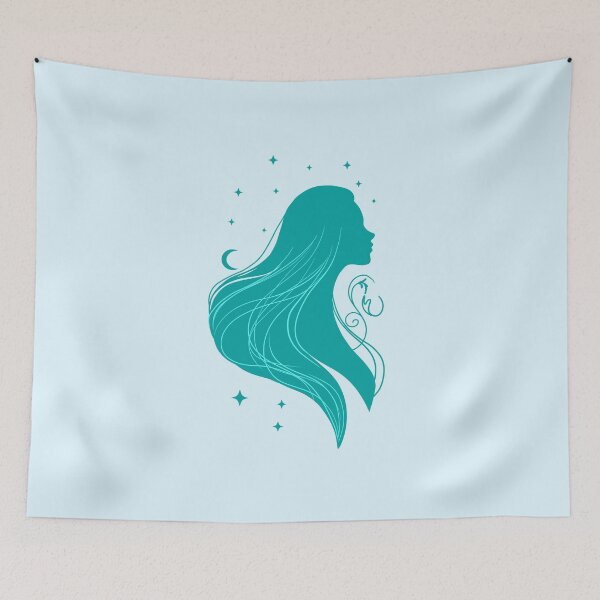 Item preview, Elegant Girl – Cyan Edition designed and sold by MaryAura.