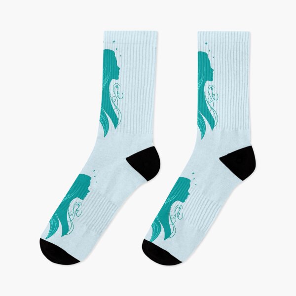 Item preview, Elegant Girl – Cyan Edition designed and sold by MaryAura.