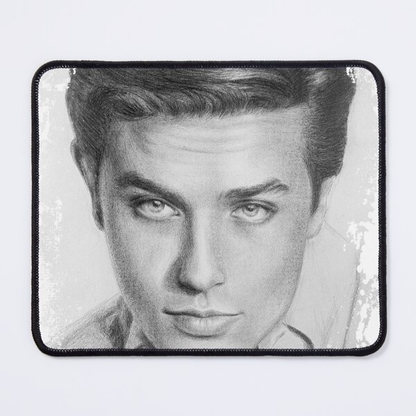 Item preview, Alain Delon no.3 original drawing grunged edges png designed and sold by GoldsteinART.