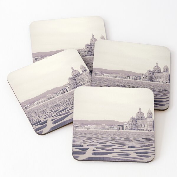 Item preview, Modern and Historic Marseille Architecture in Soft Sepia designed and sold by CarolinaReina.