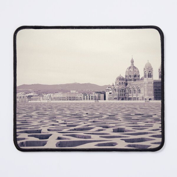 Item preview, Modern and Historic Marseille Architecture in Soft Sepia designed and sold by CarolinaReina.