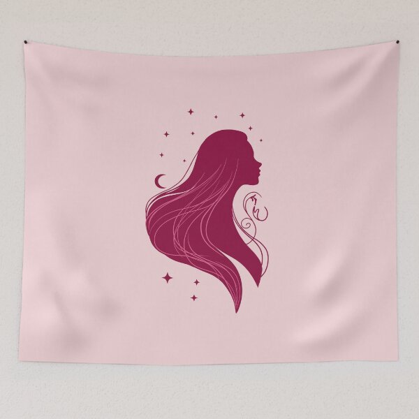 Item preview, Elegant Girl – Magenta Edition  designed and sold by MaryAura.
