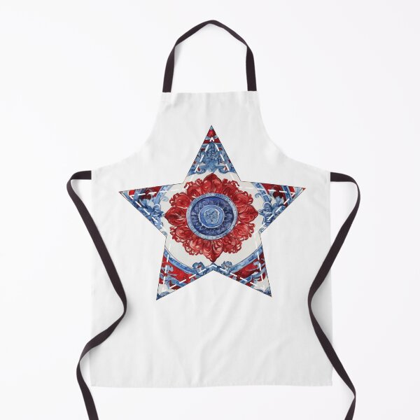 Item preview, Blue red barocco star | Around the World Motif designed and sold by GrifonJ.