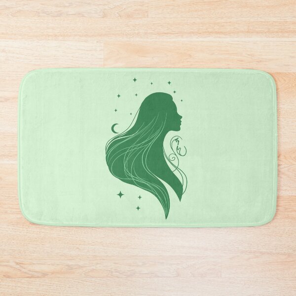 Item preview, Elegant Girl – Green Edition designed and sold by MaryAura.