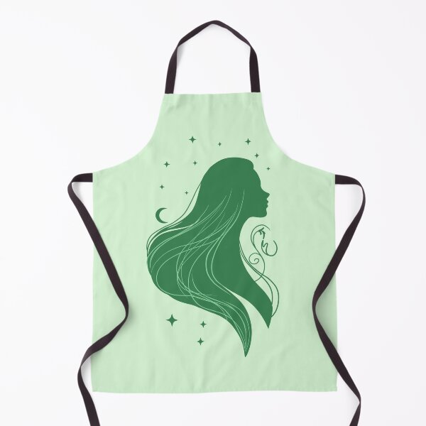 Item preview, Elegant Girl – Green Edition designed and sold by MaryAura.