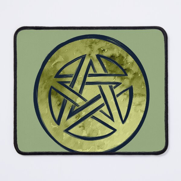 Item preview, Green pentagram designed and sold by FrictionMaxxing.