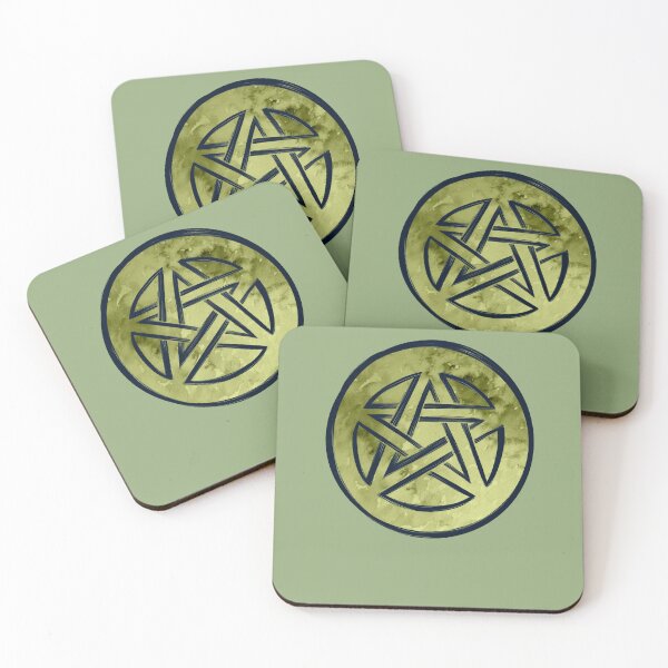 Item preview, Green pentagram designed and sold by FrictionMaxxing.