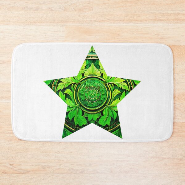 Item preview, Green luxury star | Around the World Motif designed and sold by GrifonJ.