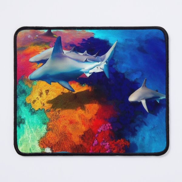 Item preview, Great Barrier Reef & White Sharks designed and sold by MajesticPx.