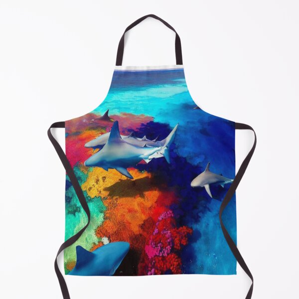 Item preview, Great Barrier Reef & White Sharks designed and sold by MajesticPx.