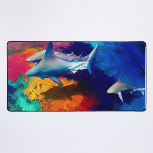 Item preview, Great Barrier Reef & White Sharks designed and sold by MajesticPx.