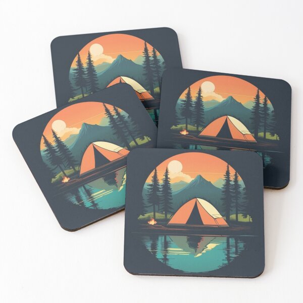Item preview, Camping Sunset designed and sold by TondoMeander.