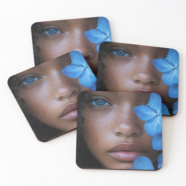 Item preview, Blue Blossom Beauty Portrait designed and sold by Twisted Kids.
