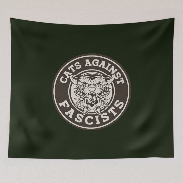 Item preview, always antifascist | Protest AntiTrump AntiElon Home Decor Accessories | designed and sold by Two Otters Co.