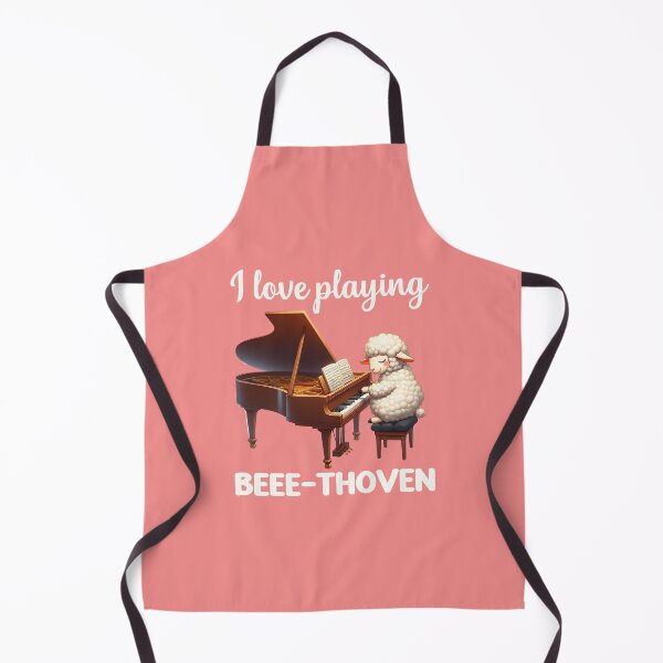 Item preview, Beee-thoven Funny Classical Music Piano Player Sheep Pianist designed and sold by NiibDesigns.