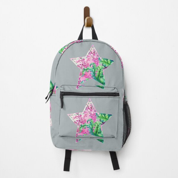 Item preview, Pink Green barocco star | Around the World Motif designed and sold by GrifonJ.