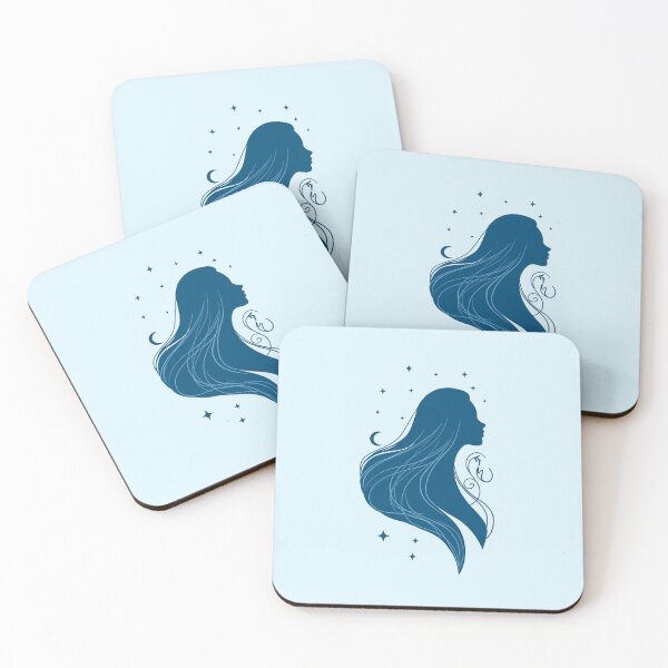 Item preview, Elegant Girl – Blue Edition designed and sold by MaryAura.